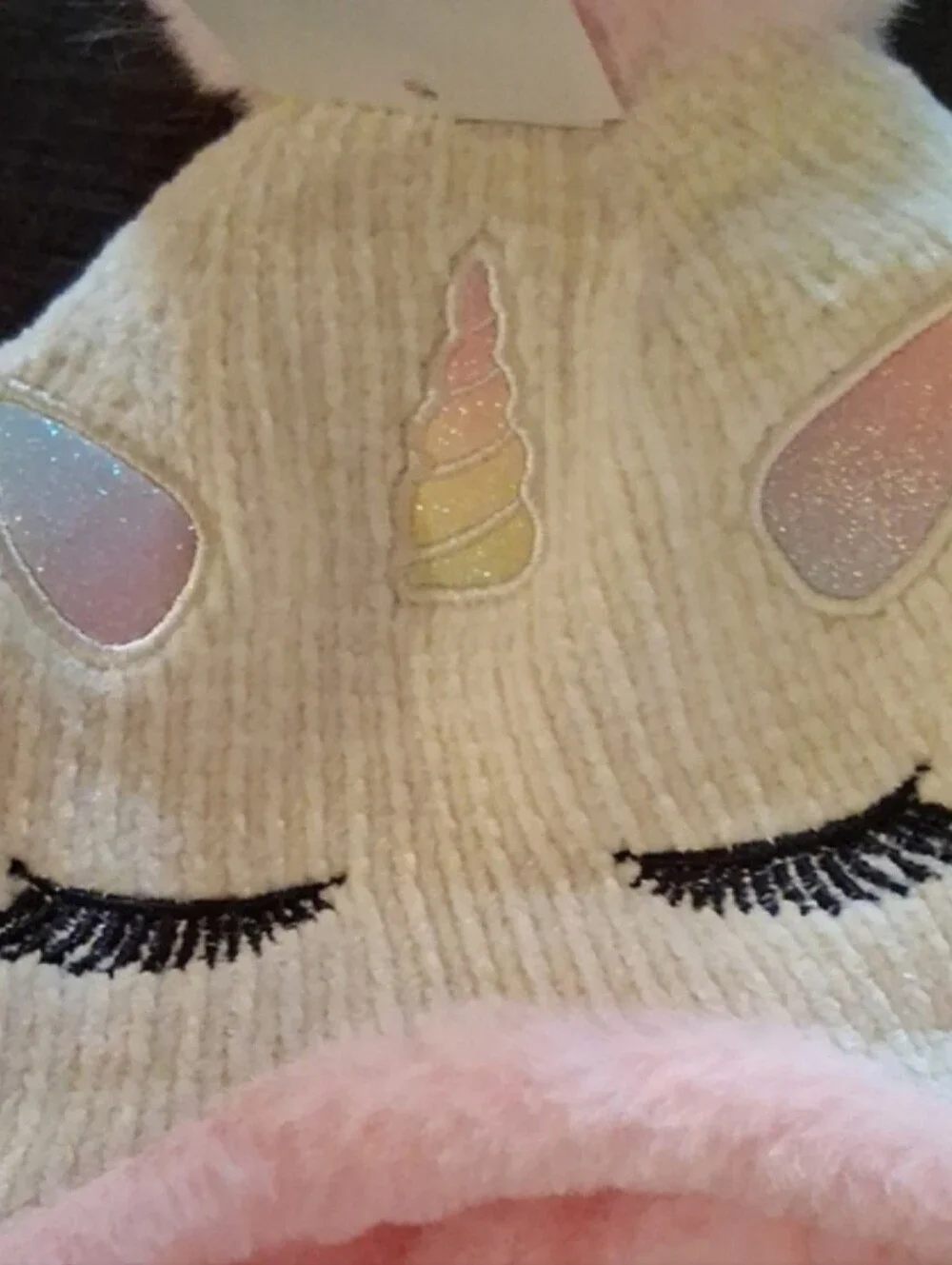 Nordstrom Kids Pink Cat & Cream Unicorn Plush Earflap Hats